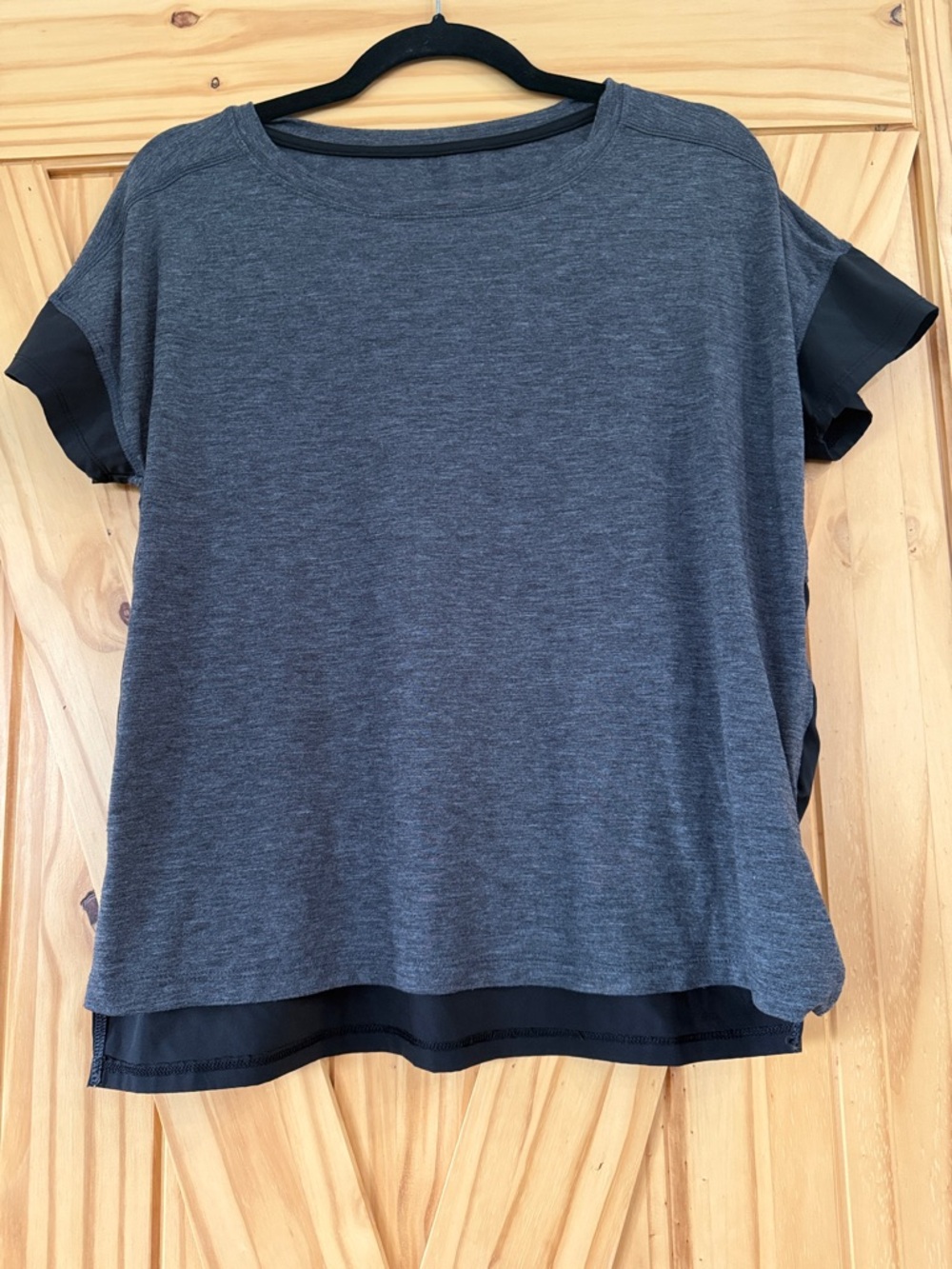 C9 by Champion Heather Charcoal Layered Short-Sleeve Tee